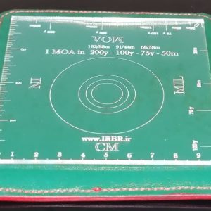 خط کش تیراندازی IRBR MOA Marker با کاور چرمی