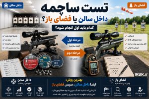 تست ساچمه داخل سالن یا فضای باز؛ کدام باید اول انجام شود؟