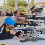 امیر حسین ملک معزی بنچ رست تفنگ بادی۱۰۰ یارد