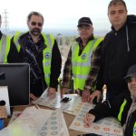 تیم امتیازدهی مسابقه : از راست آقایان ( علی اسحاقی - سهیل میرزایی - سعید آزادیان - اسماعیل طهماسبی - محمد عباسی ) انجمن بنچ رست